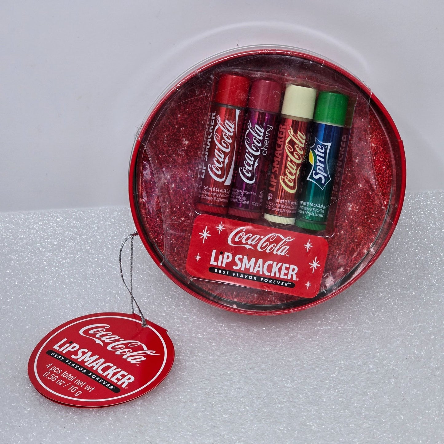 Coca-Cola Lip Smacker Lip Balm Set With Collectible Tin Case