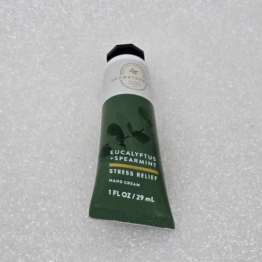 Bath & Body Works Aromatherapy Eucalyptus Spearmint Stress Relief Hand Cream 1oz