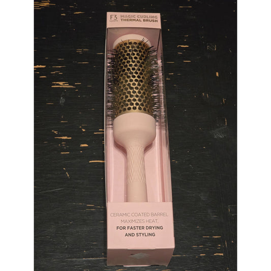 F3 Magic Curling Thermal Brush With Ceramic Coated Barrel