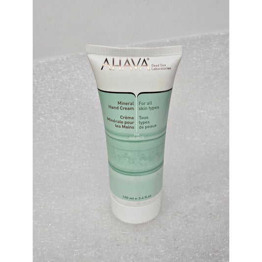 Ahava Mineral Hand Cream 100ml For All Skin Types Paraben Free Allergy Tested