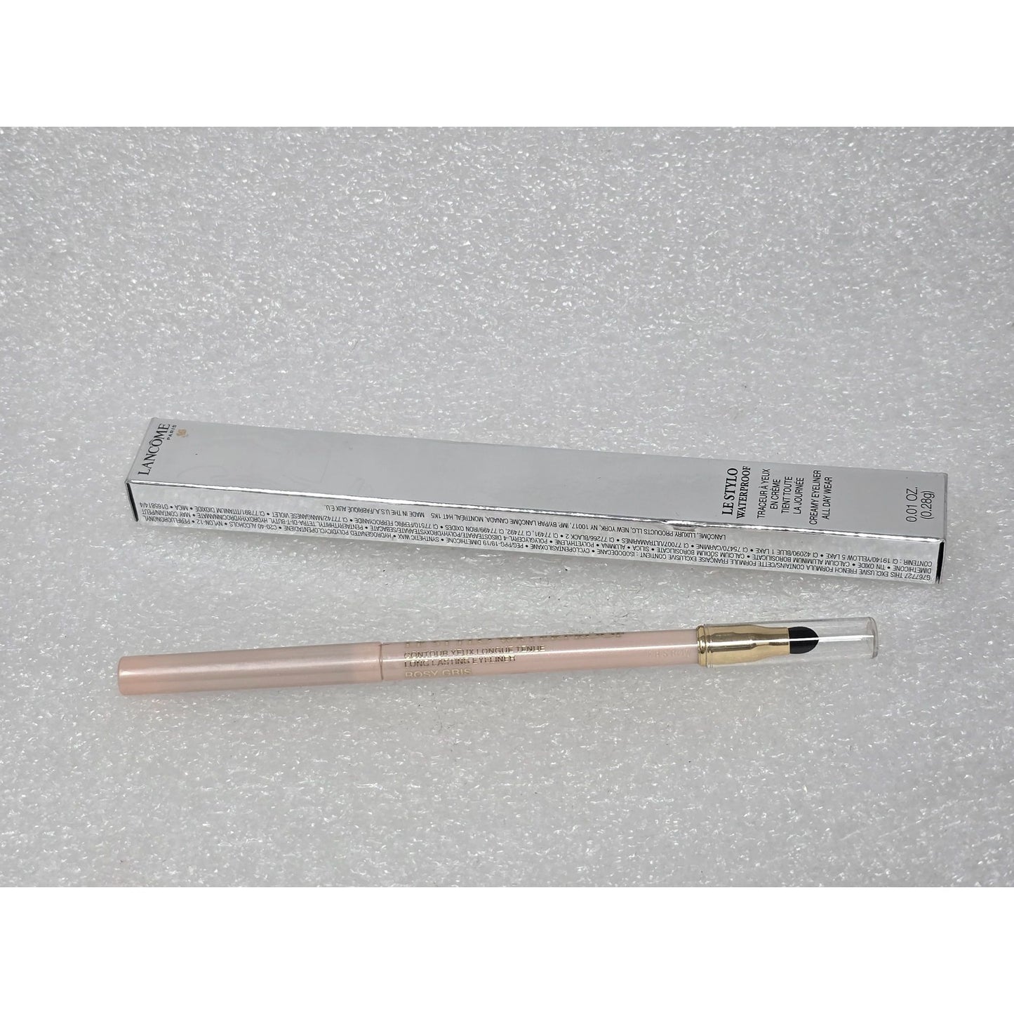 Lancôme Le Stylo Waterproof Long Lasting Creamy Eyeliner Rosy Gris 0.01 Oz