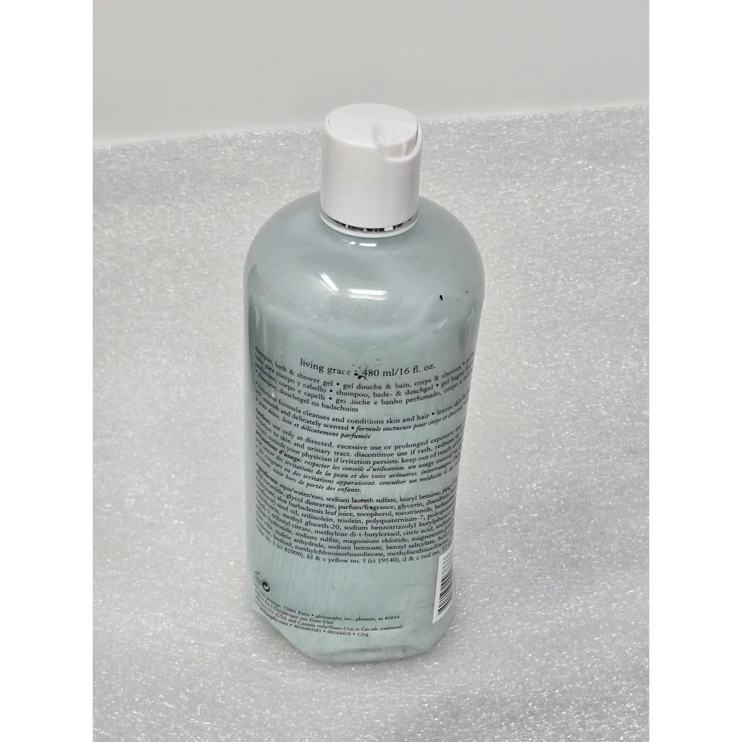 Philosophy Living Grace Shampoo Bath & Shower Gel 16 oz Clean Fresh Scent