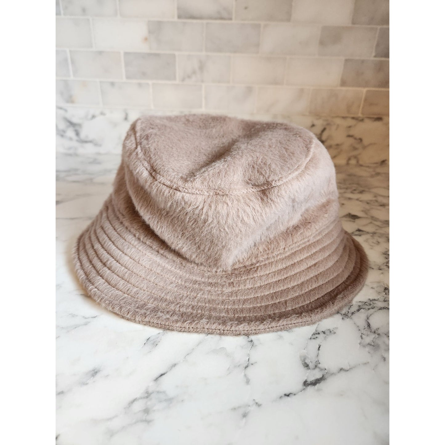 Alpine Design Womens OSFM Taupe AD W Brushed Bucket Hat Polyester/Rayon Blend