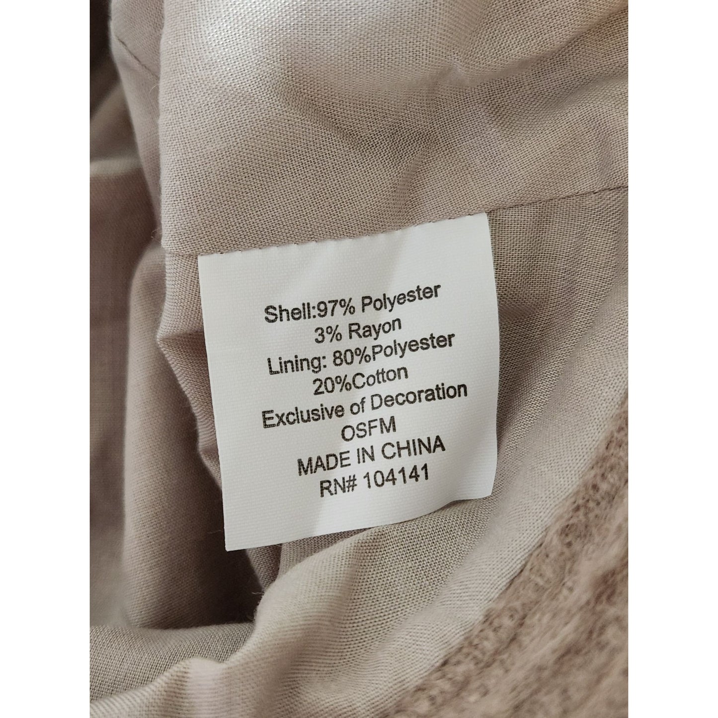 Alpine Design Womens OSFM Taupe AD W Brushed Bucket Hat Polyester/Rayon Blend