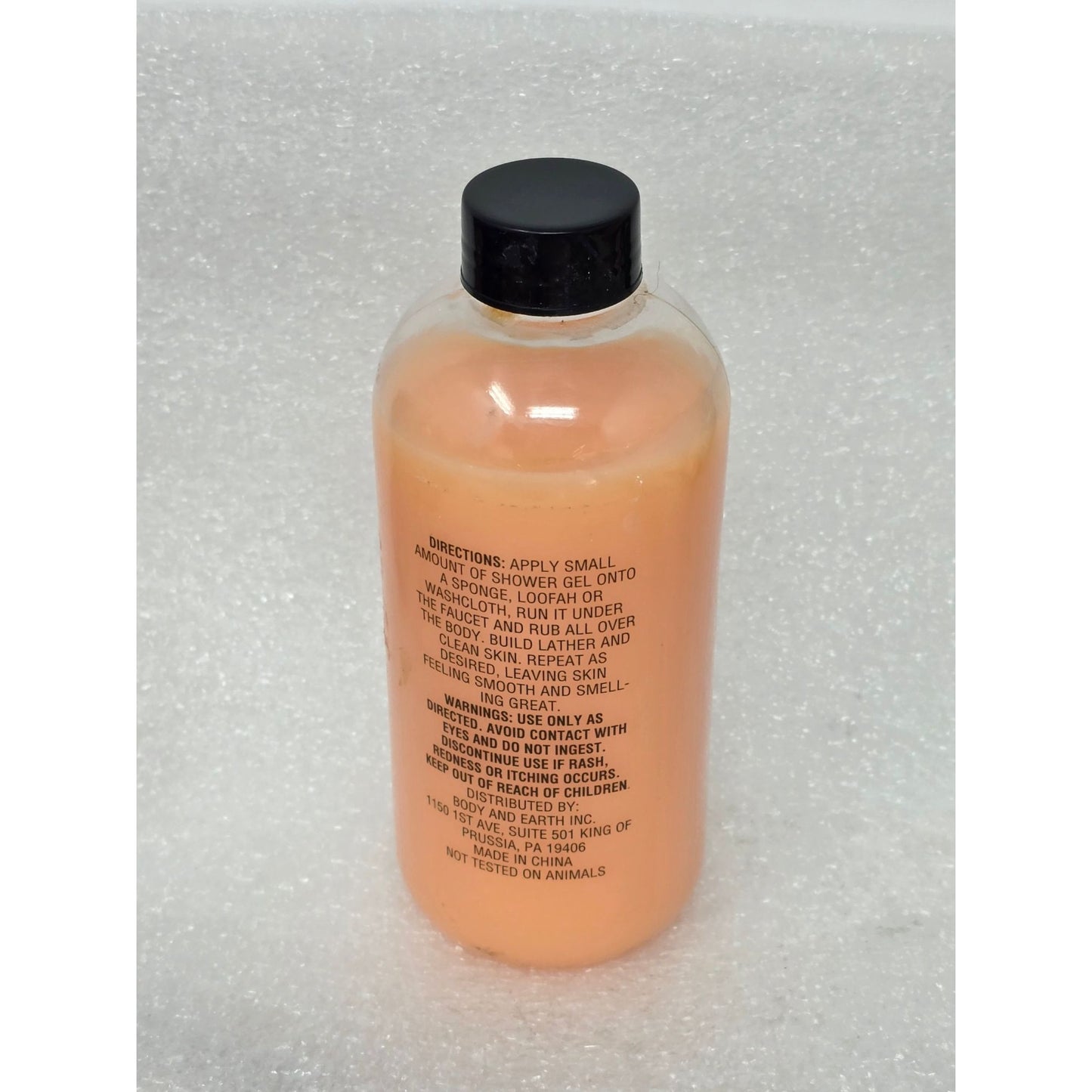 Glowing Mango Sunset Shower & Bath Gel Body & Earth Natural Fragrance 11.8 Fl Oz