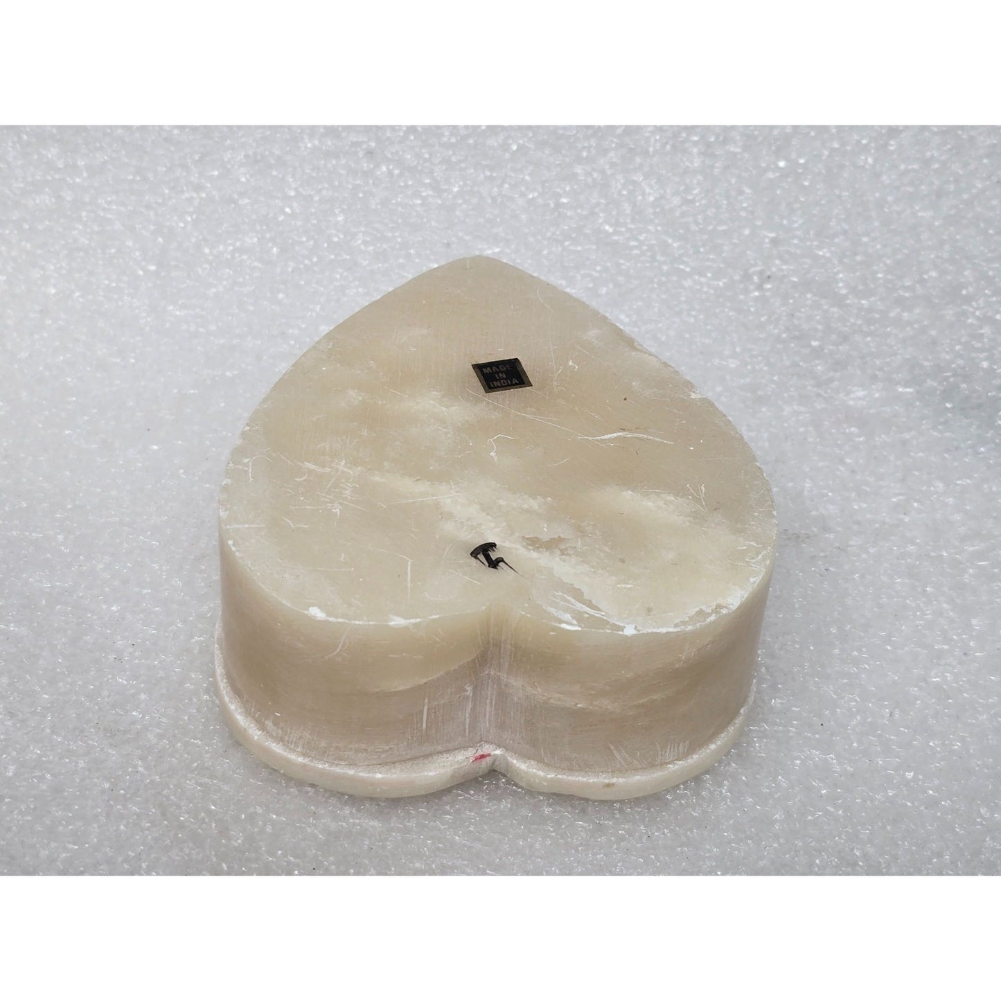 Elegant Moments Handcrafted Genuine Soapstone Heart Trinket Box Inlaid Floral