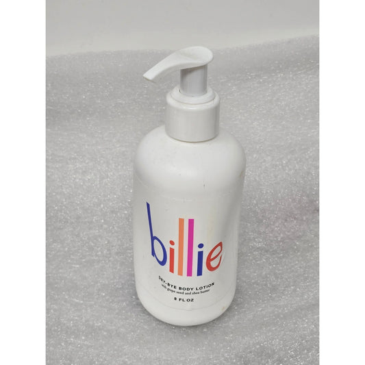 Billie Dry Bye Body Lotion With Grape Seed & Shea Butter 8 Fl Oz Pump Bottle