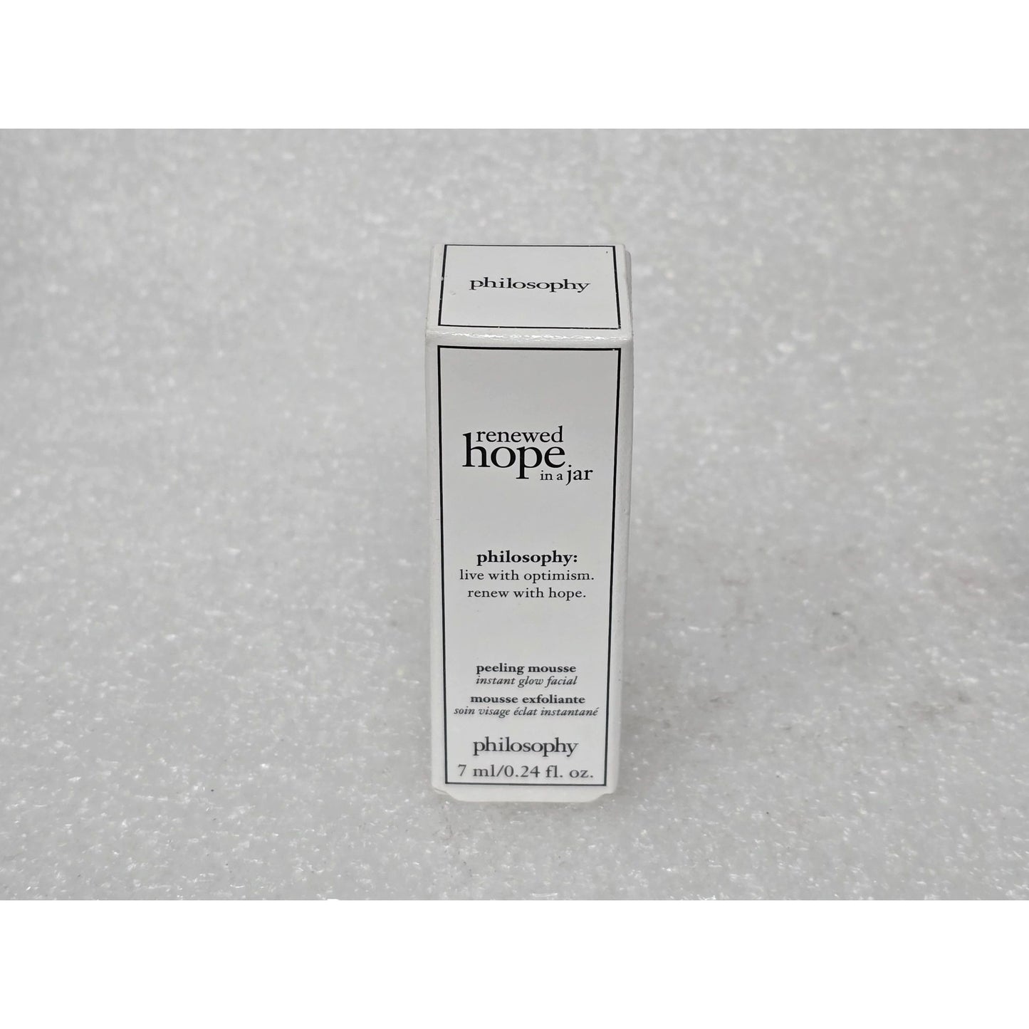 Philosophy Renewed Hope In A Jar Peeling Mousse Exfoliant 7ml .24 oz Travel Size