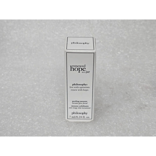 Philosophy Renewed Hope In A Jar Peeling Mousse Exfoliant 7ml .24 oz Travel Size