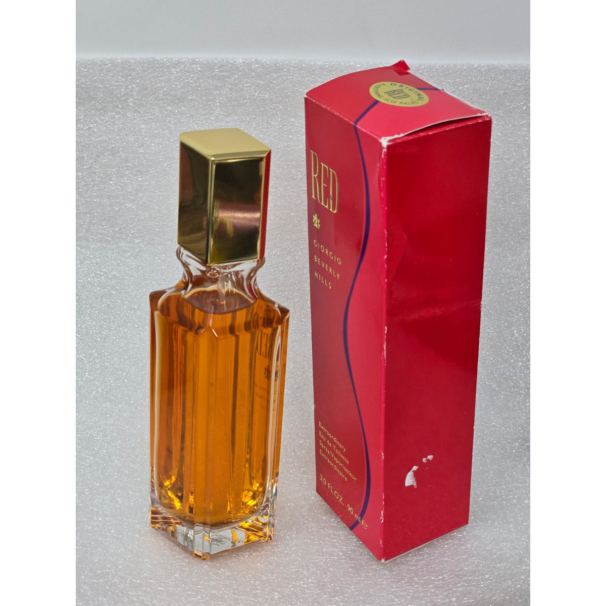 Red Giorgio Beverly Hills Extraordinary Eau De Toilette Perfume Spray For Women 3 oz