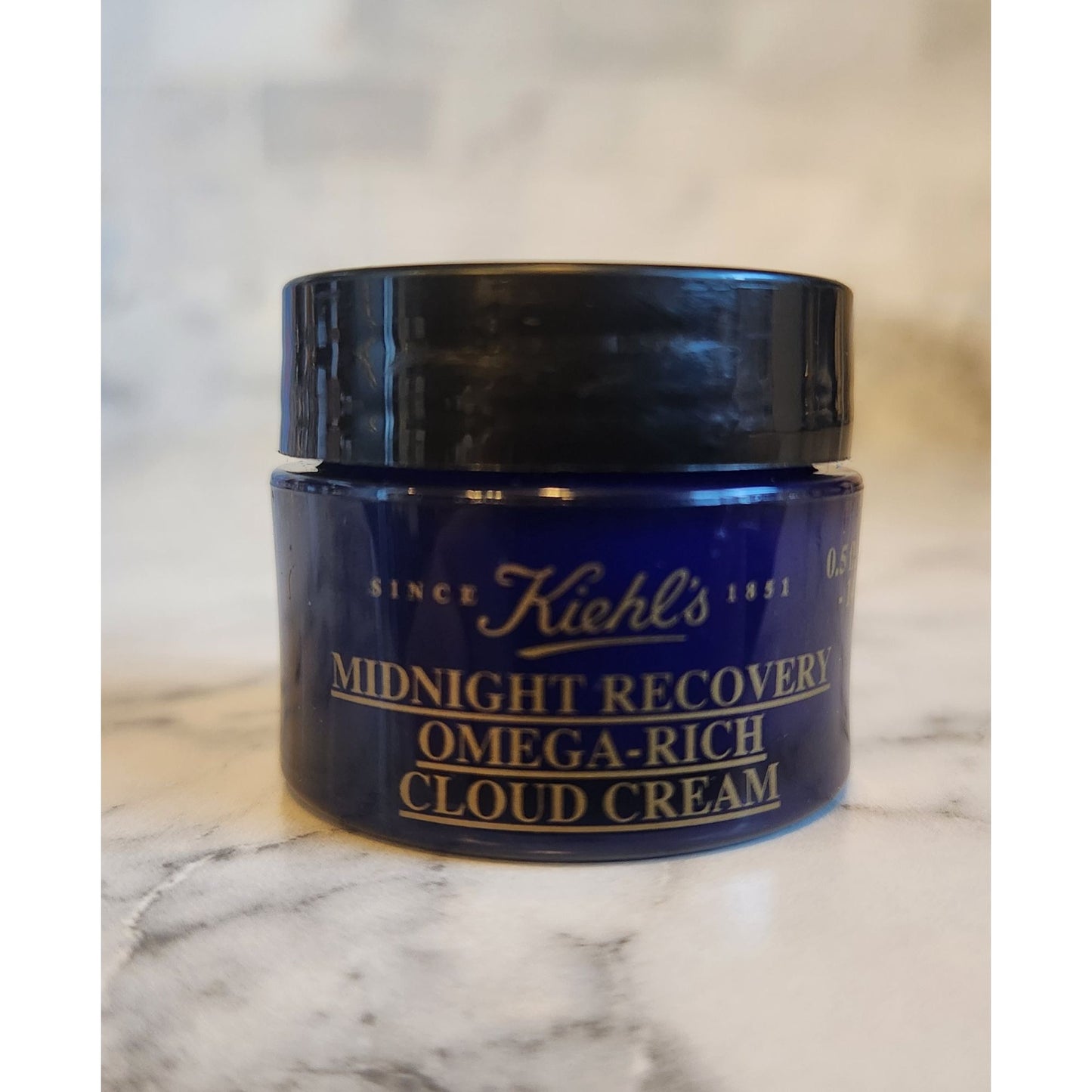 Kiehl's Midnight Recovery Omega-Rich Cloud Cream 0.5 oz Travel Size