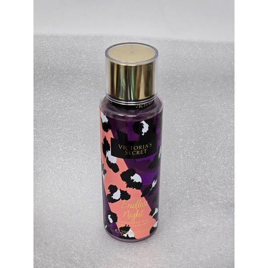 Victoria's Secret Endless Night Fragrance Mist 8.4 Fl Oz Leopard Print Bottle