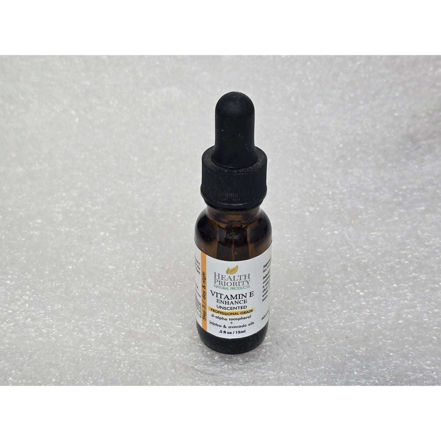 Healthy Priority Vitamin E Enhance Unscented Oil Professional Grade 0.5 Oz