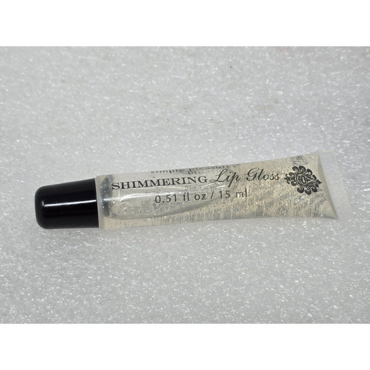 Simple Pleasures Shimmering Lip Gloss 0.51 Fl Oz Clear