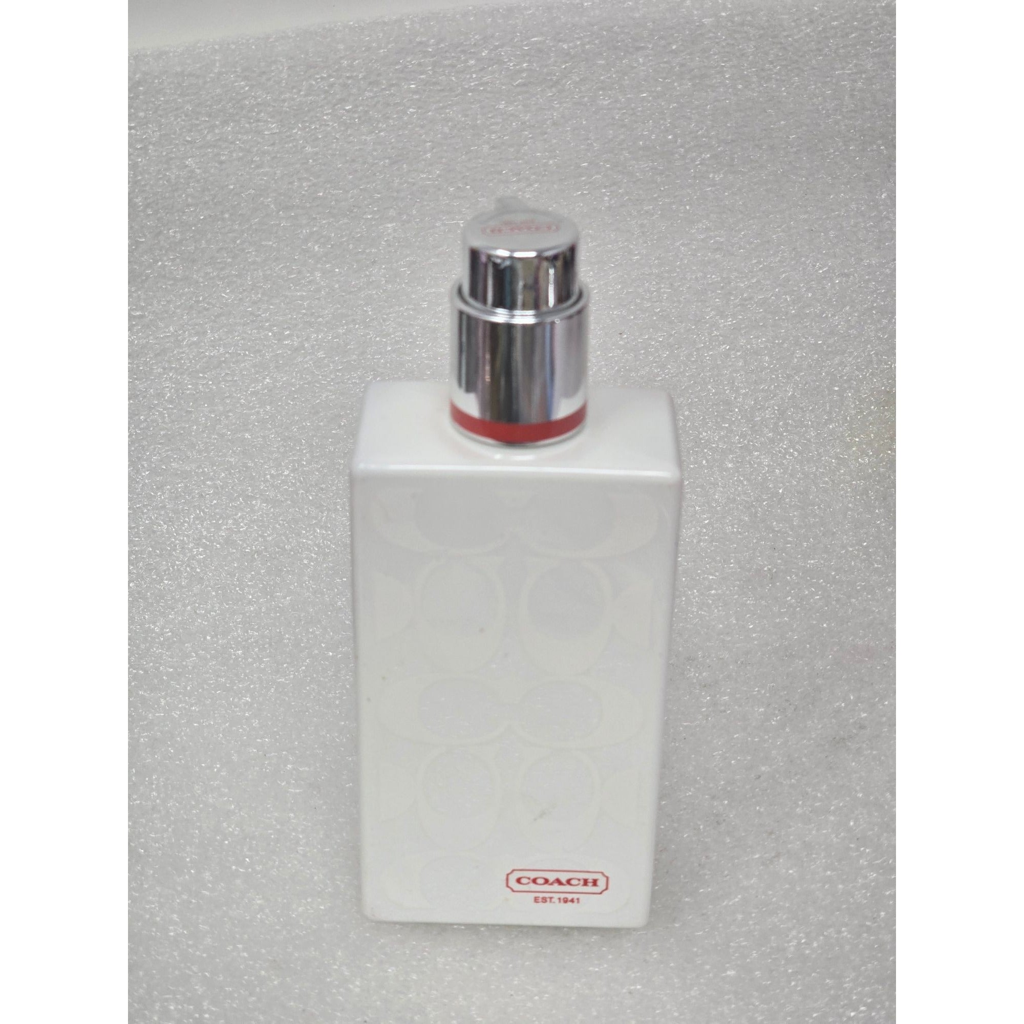 Coach Signature Body Lotion 6.7 fl oz / 200 ml White Bottle Silver Pum ...