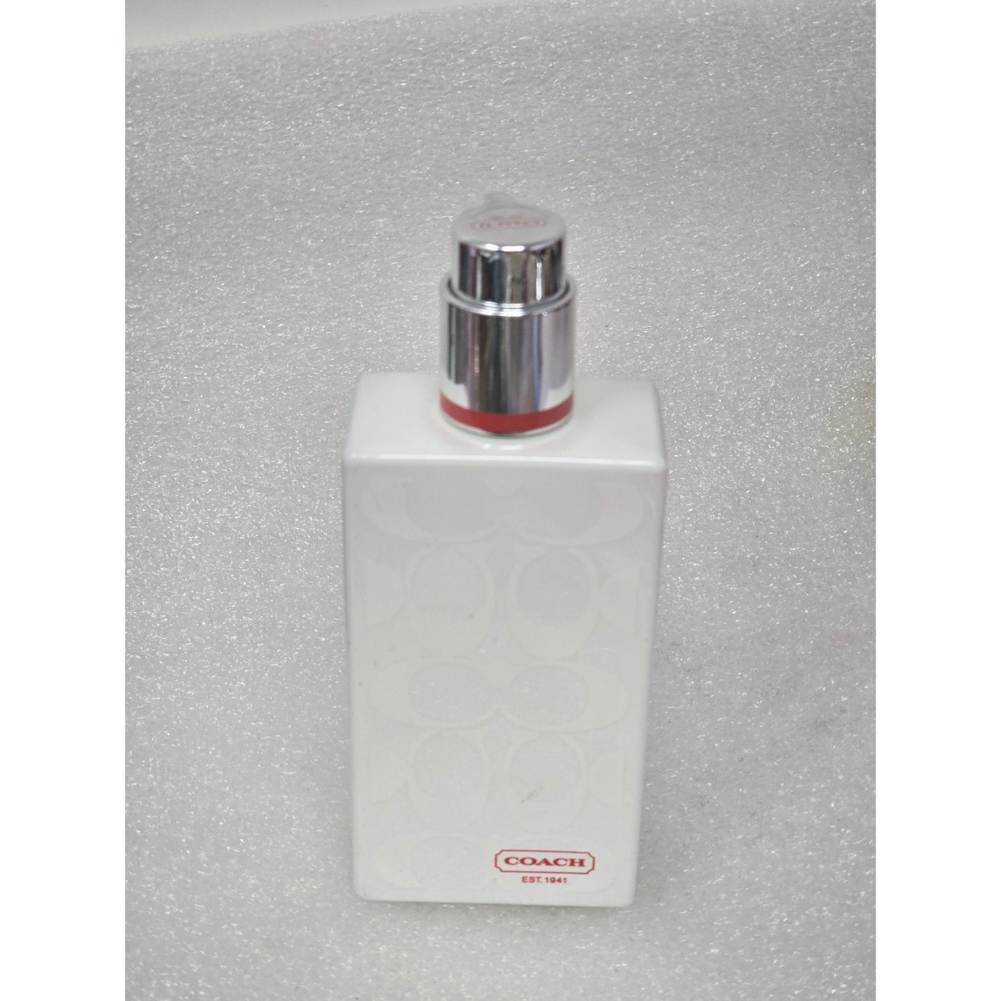 Coach Signature Body Lotion 6.7 fl oz / 200 ml White Bottle Silver Pump