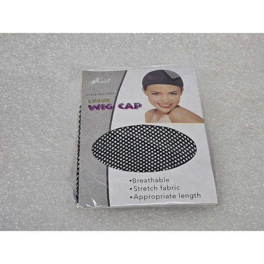 Kovi Liner Wig Cap Style No W04 Black Stretch Fabric Breathable Comfortable Wear