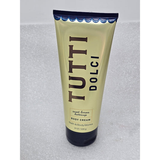 Bath & Body Works Tutti Dolci Sweet Lemon Buttercup Body Cream 8 Oz