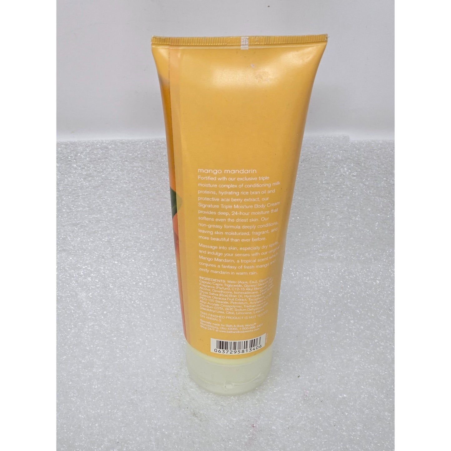 Bath & Body Works Mango Mandarin Triple Moisture Body Cream Signature Collection