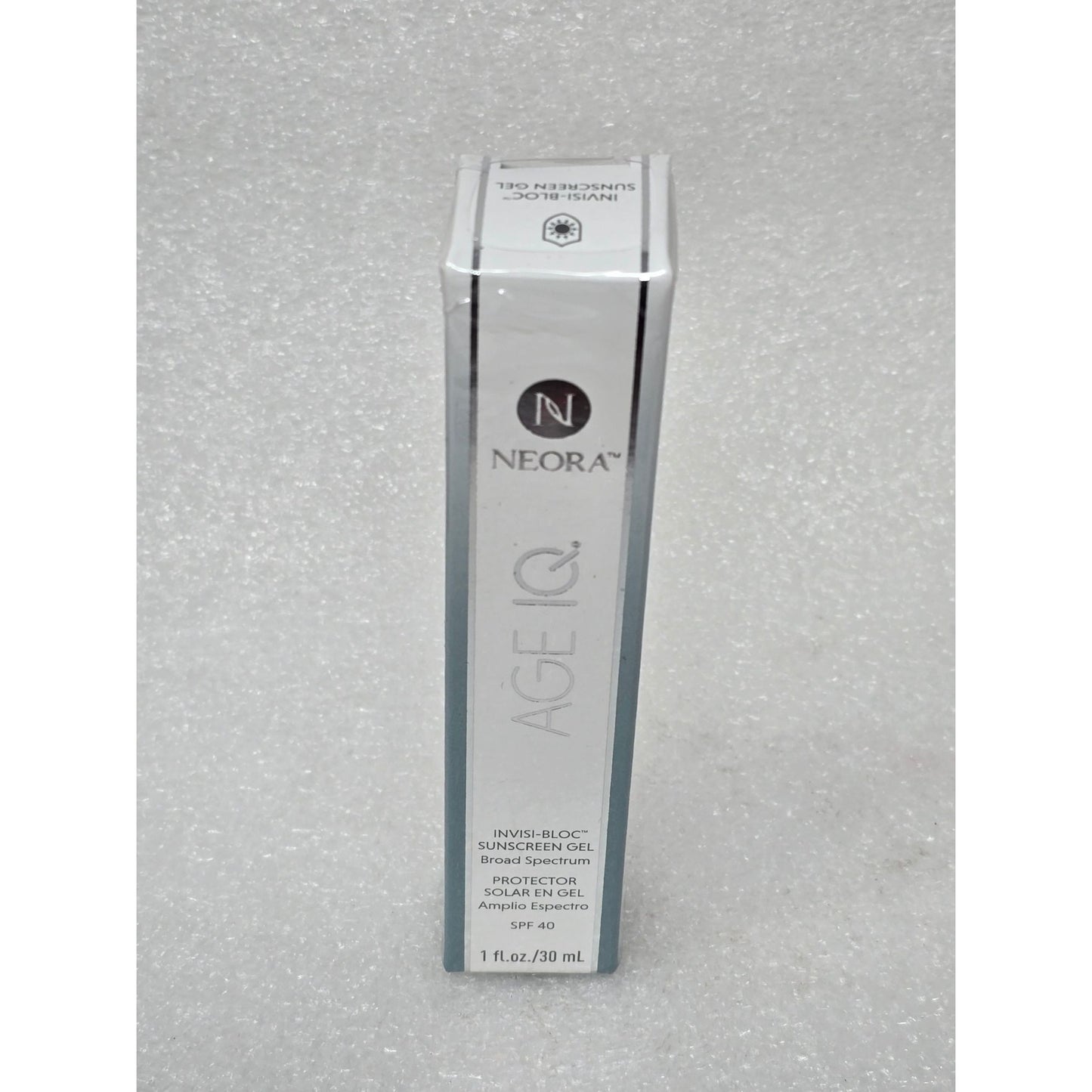 Neora Age IQ Invisi Bloc Sunscreen Gel SPF 40 Broad Spectrum 1 Fl Oz