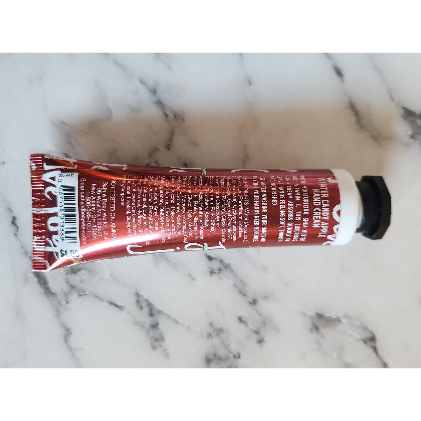 Bath & Body Works Winter Candy Apple Shea Butter Hand Cream 1 Fl Oz