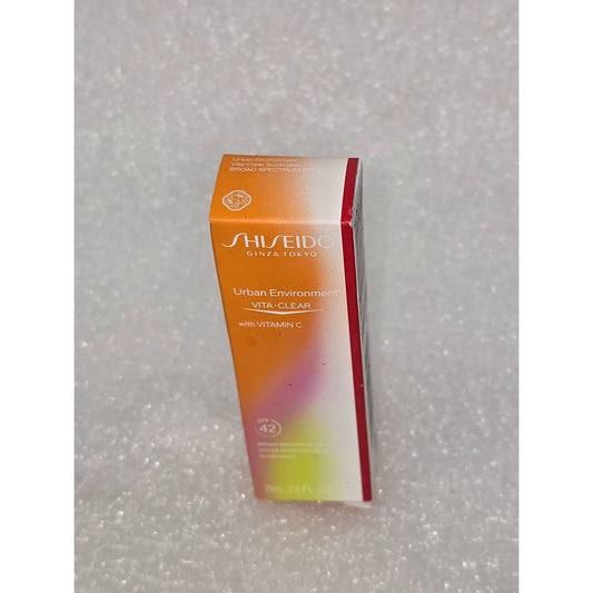 Shiseido Urban Environment Vita-Clear SPF 42 Sunscreen Vitamin C .23 oz Travel