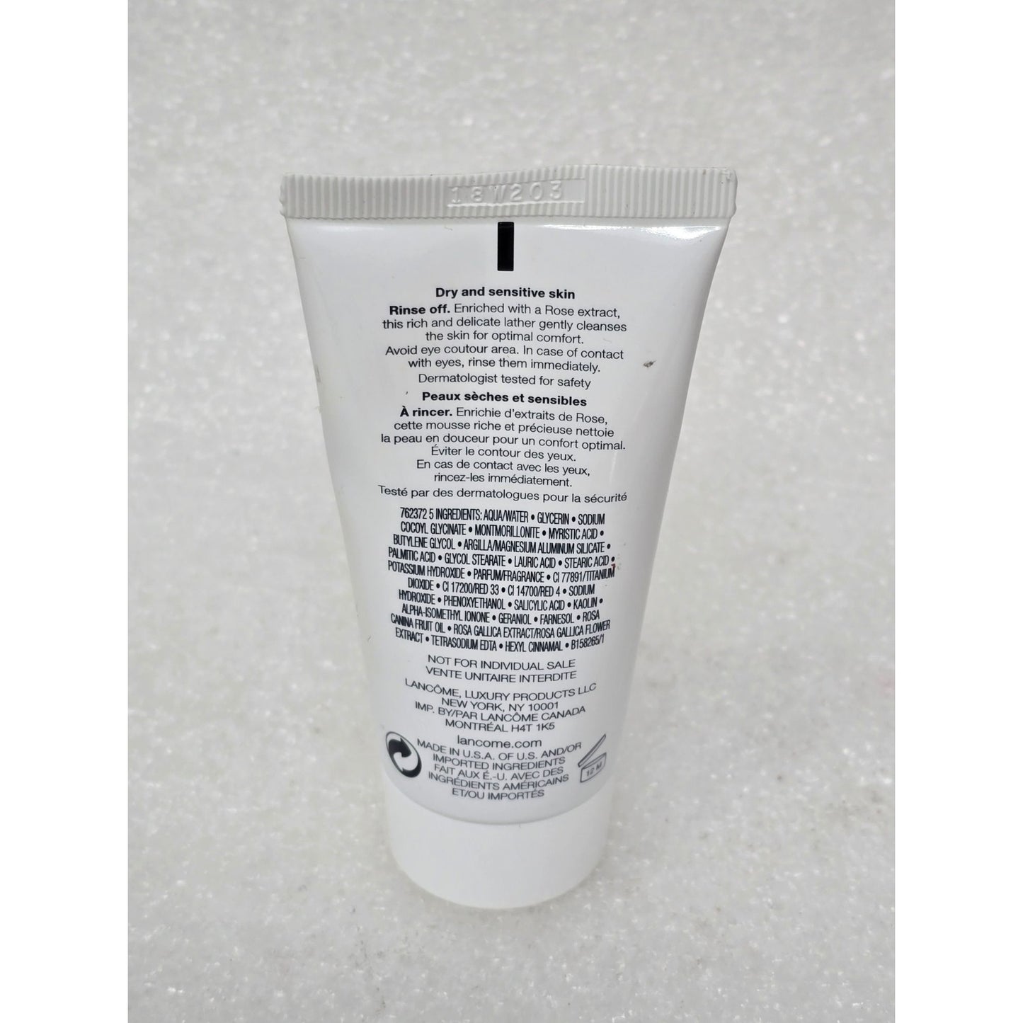 Lancôme Paris Comforting Cleansing Creamy Foam Crème-Mousse Confort Cream 1.7 oz