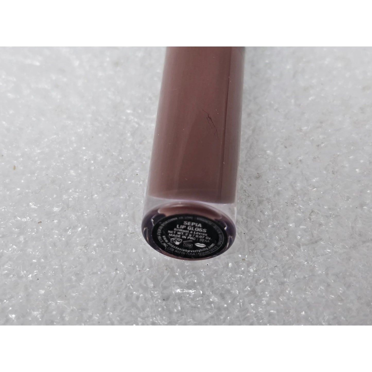 Anastasia Beverly Hills Sepia Lip Gloss 0.07 Oz Travel Size High Shine Finish