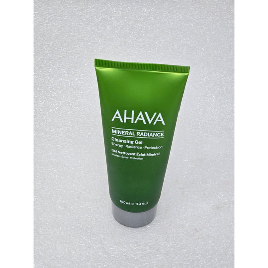 Ahava Mineral Radiance Cleansing Gel 3.4Oz Sulfate-Free Face Wash For Fresh Skin