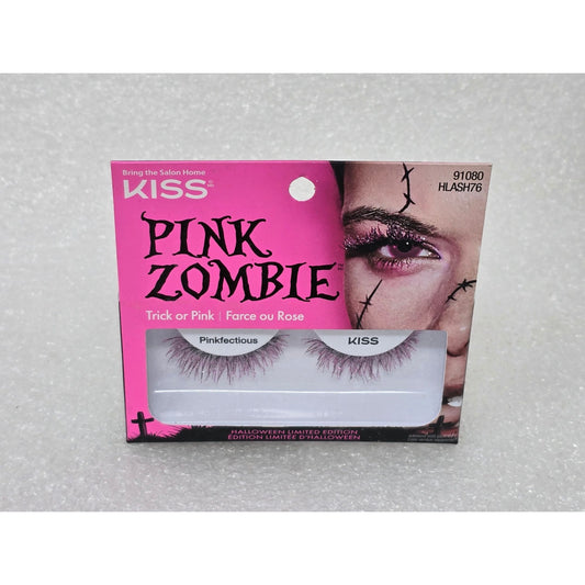 Kiss Pink Zombie Halloween Limited Edition False Eyelashes Pinkfectious Shade