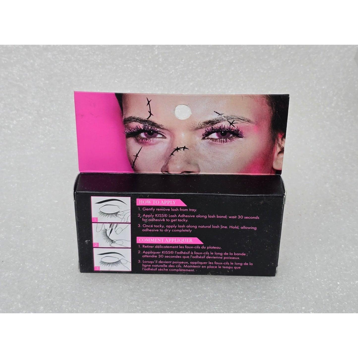 Kiss Pink Zombie Halloween Limited Edition False Eyelashes Pinkfectious Shade