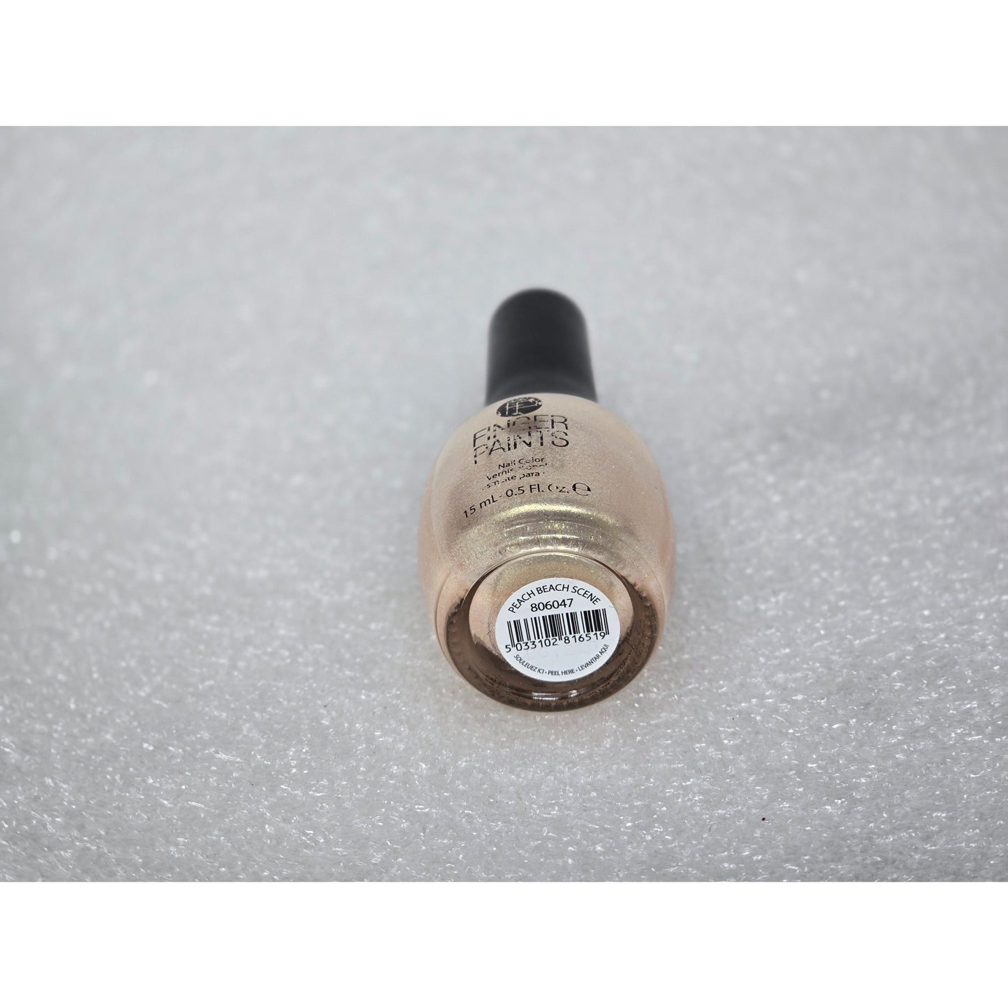 Finger Paints Nail Polish Peach Beach Scene Shimmer Finish 15mL Rare HTF