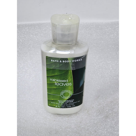 Bath & Body Works Rainkissed Leaves Body Lotion 48 Hr Moisture With Shea Butter