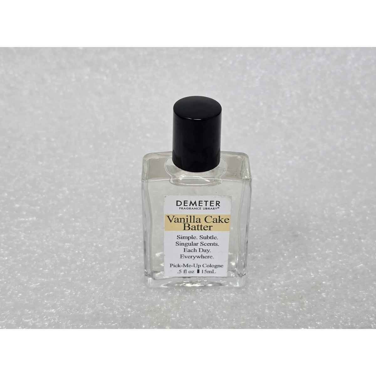 Demeter Vanilla Cake Batter Cologne .5 Oz Fragrance Library Pick-Me-Up Scent