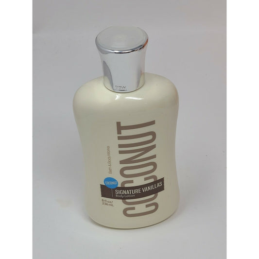 Bath & Body Works Signature Vanillas Coconut Body Lotion 8 Fl Oz