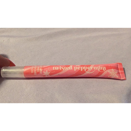 Bath & Body Works Twisted Peppermint Flavor Burst Lip Gloss Hydrating & Shiny
