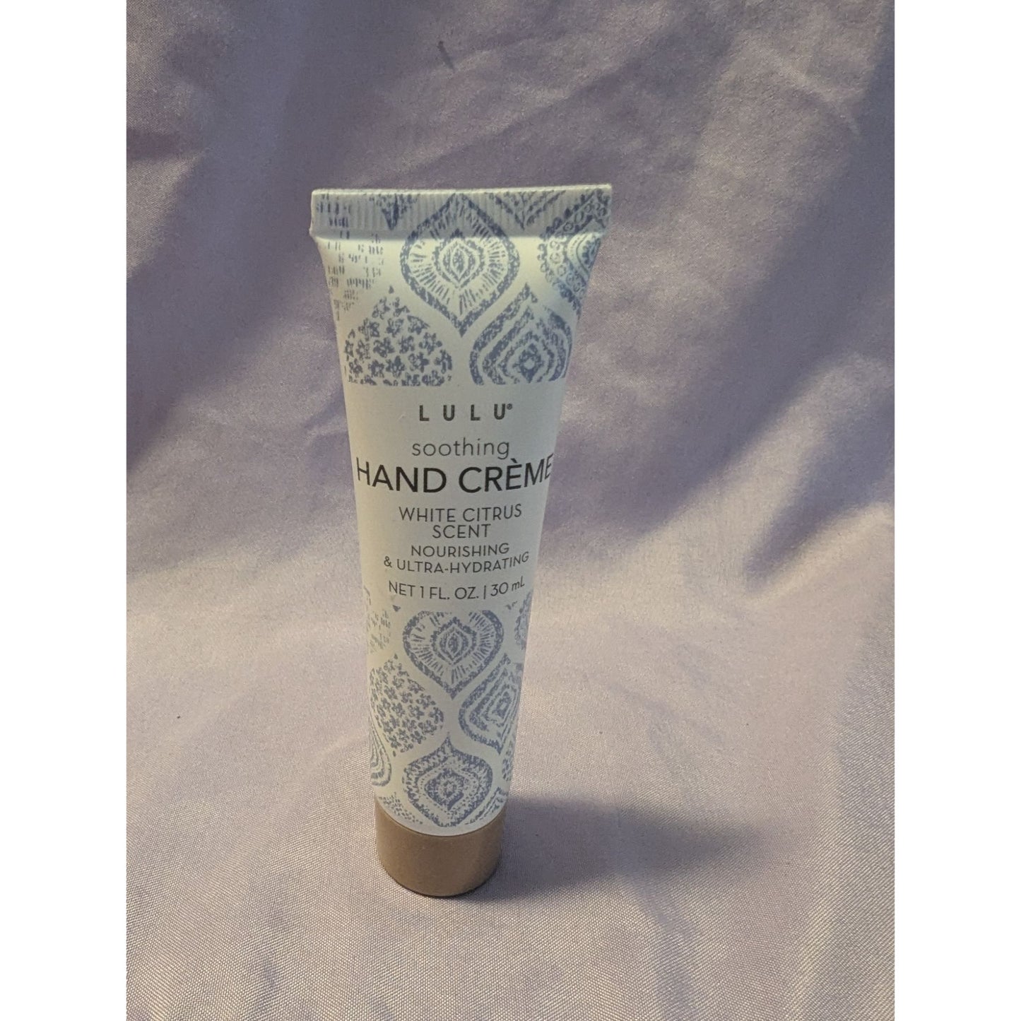 Lulu Soothing Hand Crème White Citrus Scent Nourishing & Ultra-Hydrating 1 Fl Oz