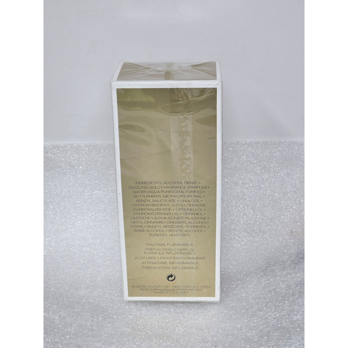Vintage Dazzling Gold By Estee Lauder Eau De Parfum 2.5 Oz / 75ml New Sealed Box