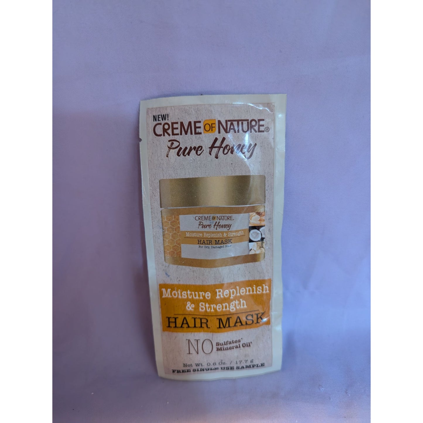 Creme Of Nature Pure Honey Hair Mask Moisture Replenish & Strength Set of 3