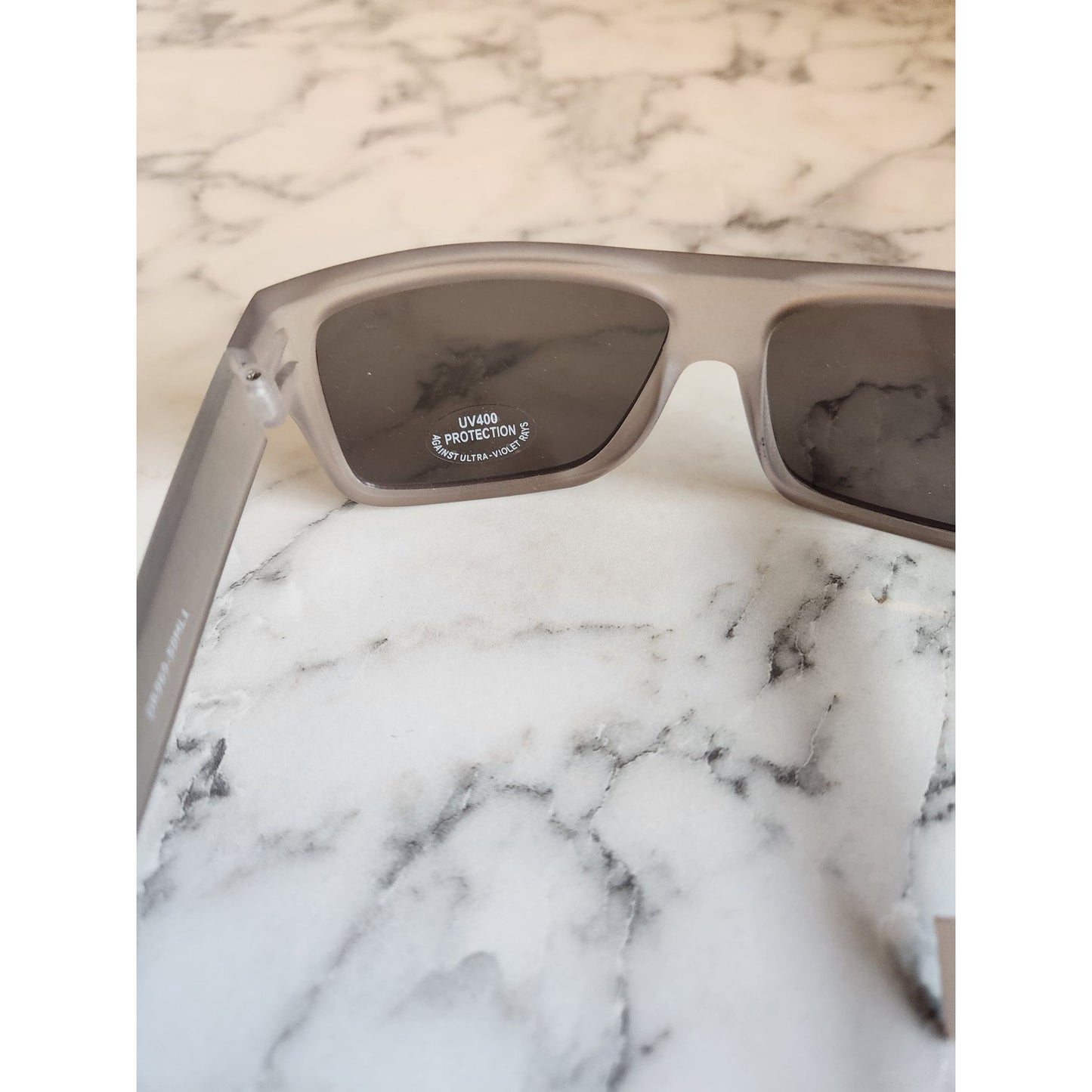 Eyeking Polarized Gray Oversized Sunglasses UV400 Protection For Men & Women