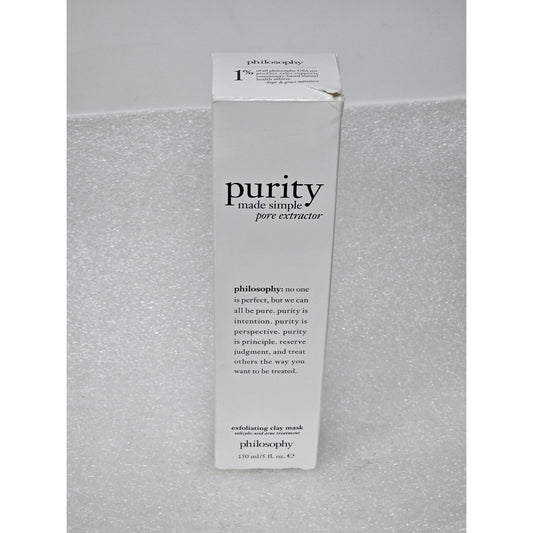 Philosophy Purity Made Simple Pore Extractor Exfoliating Clay Mask 5 Oz