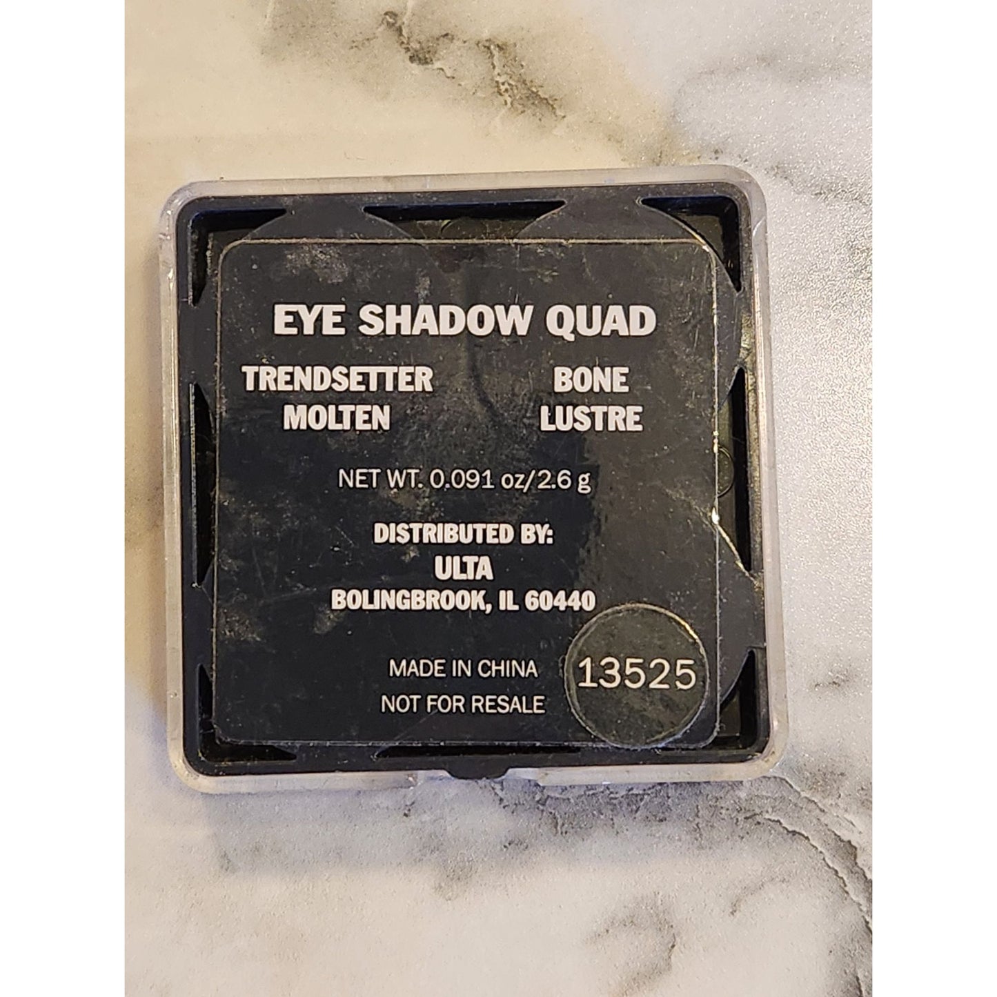 Ulta Eye Shadow Quad Trendsetter Molten Bone Lustre 2.6g