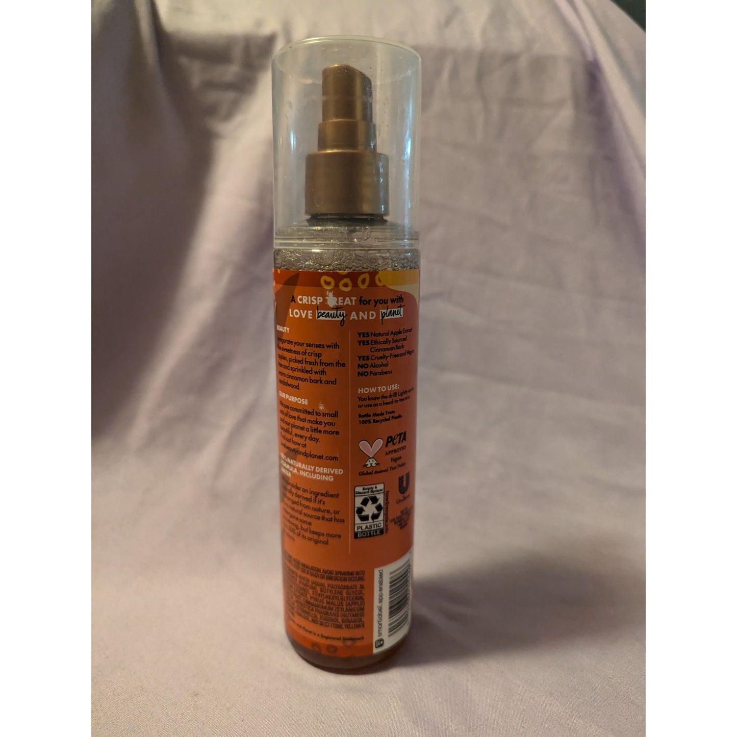 Beloved Apple & Cinnamon Bark Body Mist Limited Edition By Love Beauty & Planet