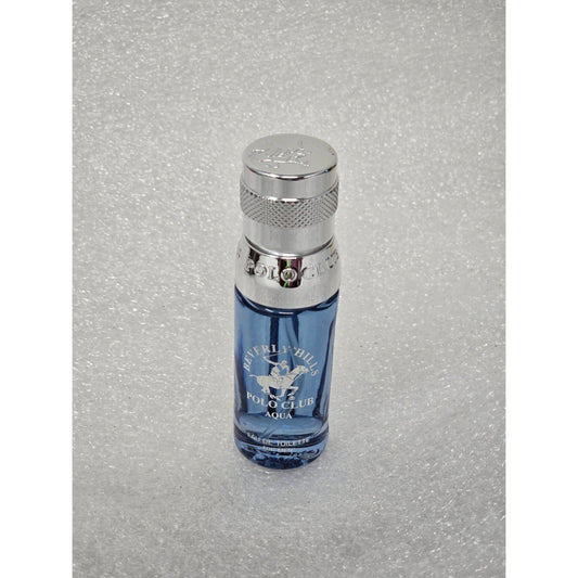 Beverly Hills Polo Club Aqua Eau De Toilette Cologne For Men .5 oz Travel Size