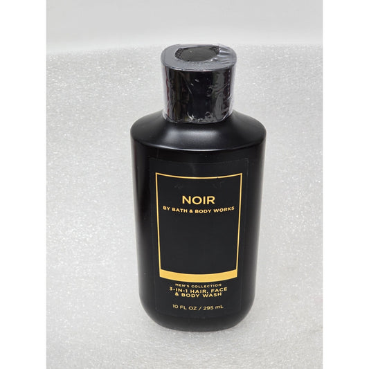 Bath & Body Works Noir 3-In-1 Hair Face & Body Wash 10 Fl Oz Aloe & Vitamin E