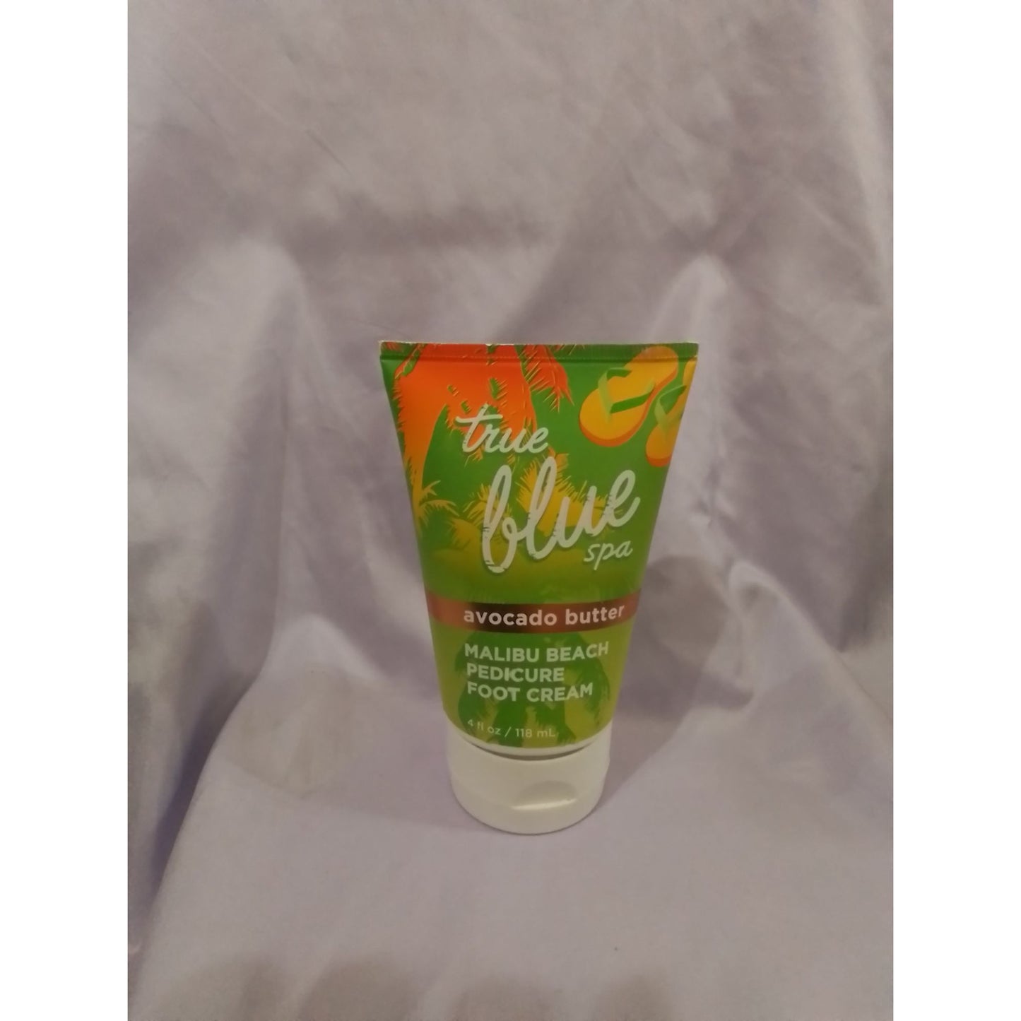 True Blue Spa Avocado Butter Malibu Beach Pedicure Foot Cream 4 Fl Oz