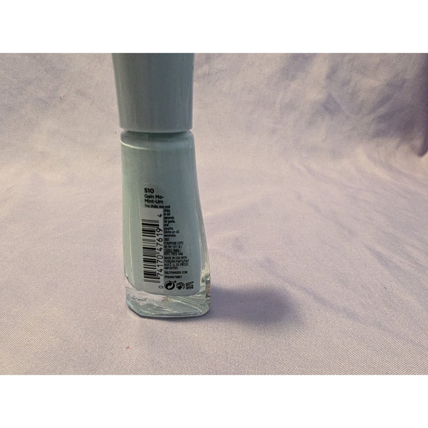 Sally Hansen Insta-Dri Nail Color Polish 510 Gain Mo-Mint-Um Mint Green
