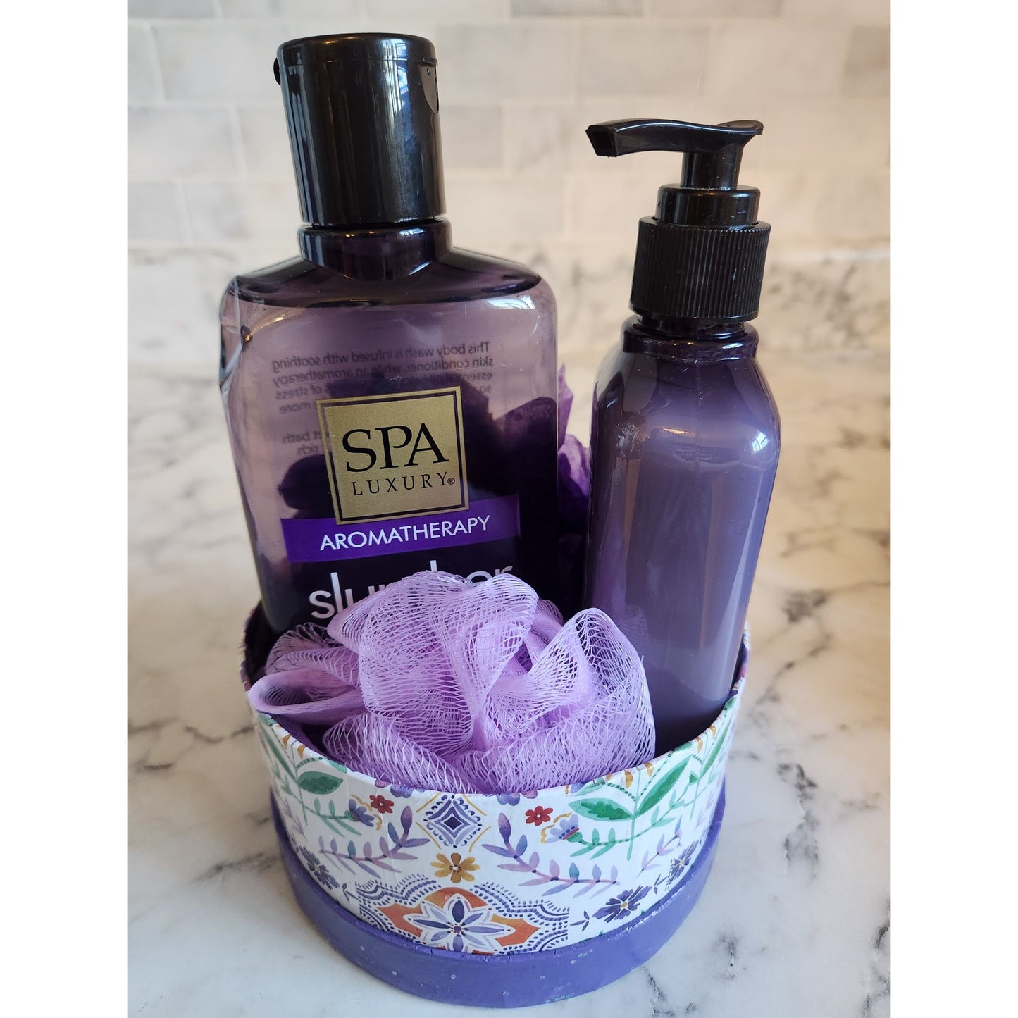 SPA Luxury Aromatherapy Slumber Lavender Chamomile Gift Set Body Wash & Lotion