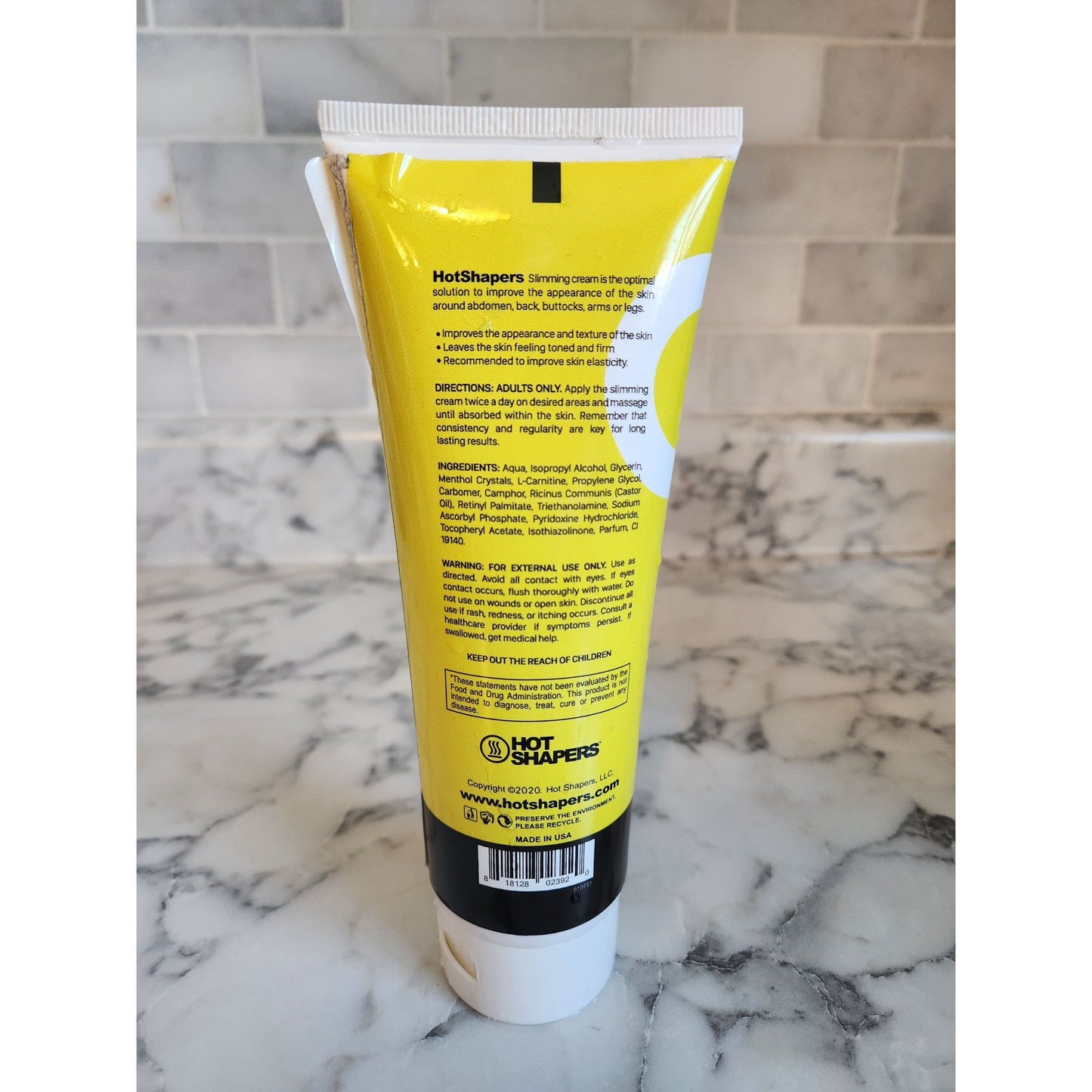 Hot Shapers Hot Body Slimming Cream 6 oz Improves Skin Appearance