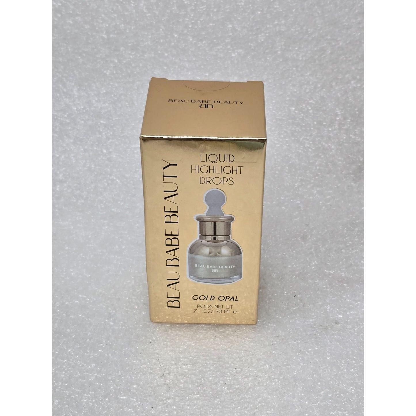 Beau Babe Beauty Liquid Highlight Drops Gold Opal 1 Oz Illuminating Face Makeup